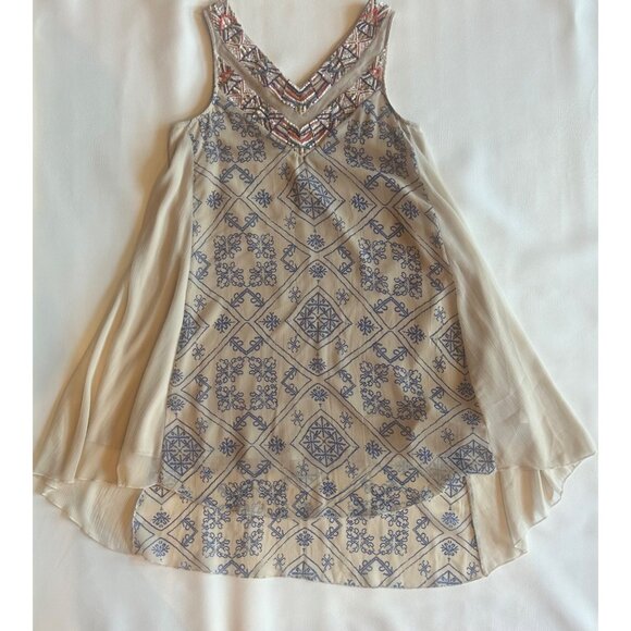 Free People Dress XS Boho Beaded Festival Southwest Print - Picture 8 of 8